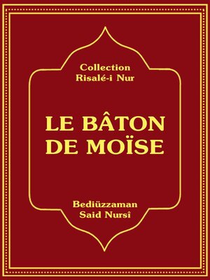 cover image of LE BÂTON DE MOÏSE